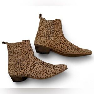 Leopard Print Ankle Boots